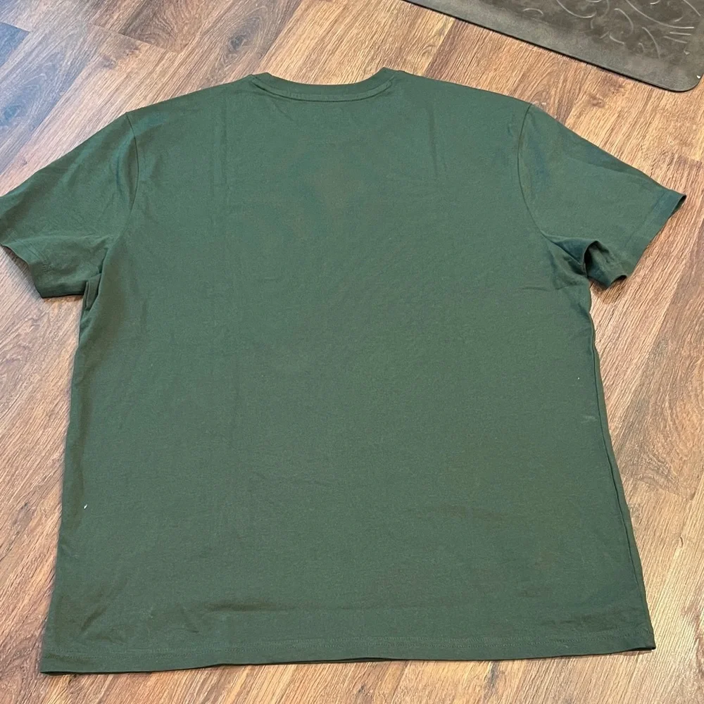 Embroidered Levi's Forest Green Logo Tee - Picture 5 of 5